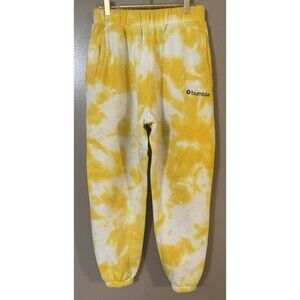 Bumble Size Medium Tie-dye Yellow Sweat Pants
